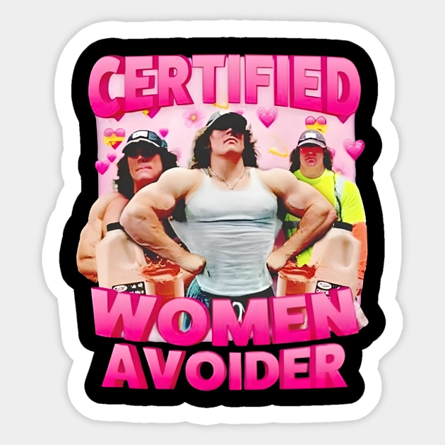 Certified Avoider Sam Sulek Sticker by point store